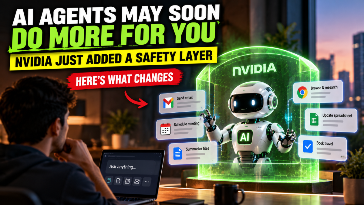 AI agents performing everyday tasks behind a safety layer designed to control their actions